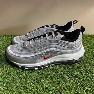 Nike WMNS Air Max 97 OG Silver Bullet Red Sneakers Shoes DQ9131-002 Women's 8